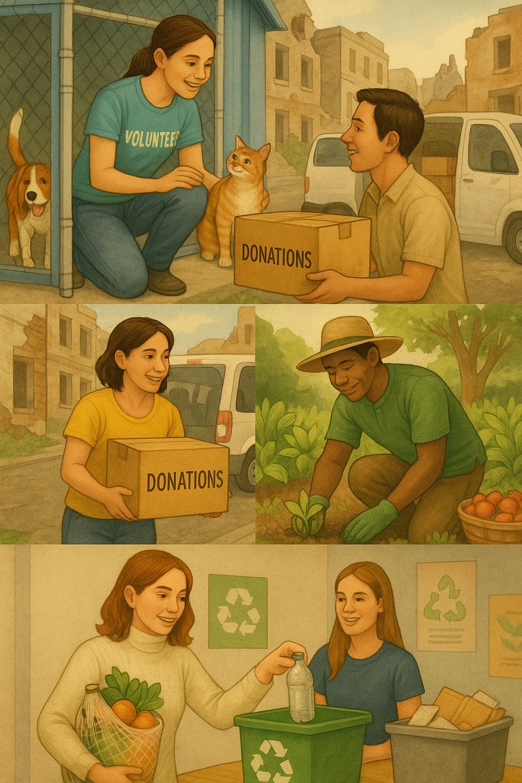 Charity gives you purpose