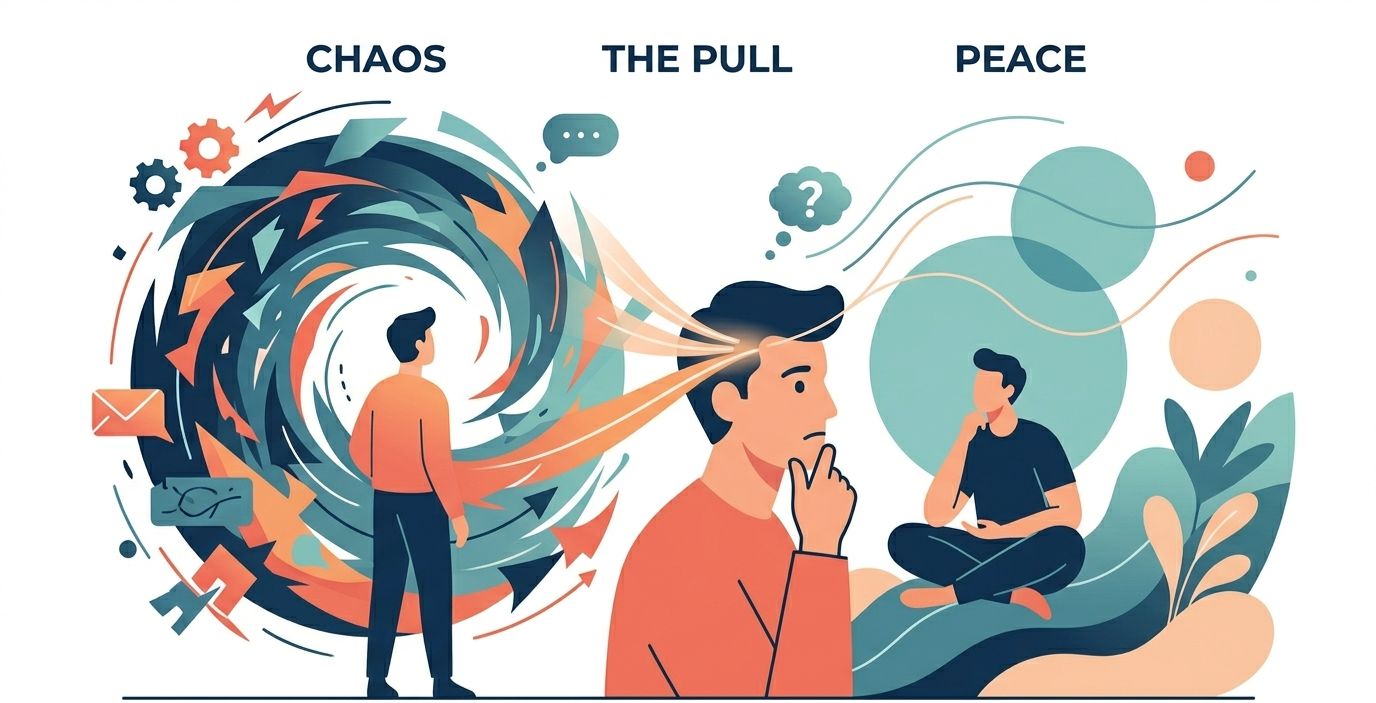 why peace feels uncomfortable